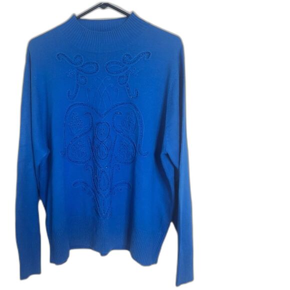 Oscar de la Renta Vintage Sweater Size 2x - Picture 1 of 5